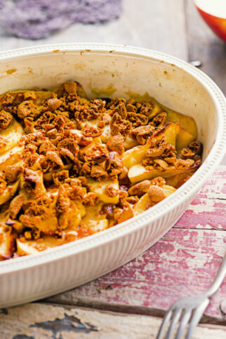 Apfel-Amarettini-Gratin Apfel-Amarettini-Gratin