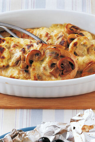 Gratinierte Putenschnitzel Gratinierte Putenschnitzel