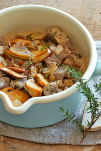 Steinpilz-Kalbsgulasch Steinpilz-Kalbsgulasch