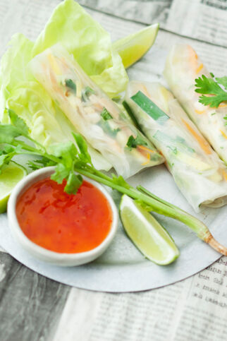 Frische Frühlingsrollen Frische Frühlingsrollen