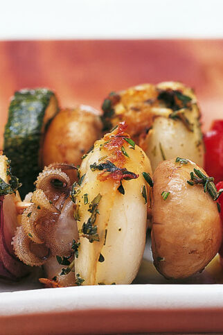 Tintenfischspieße vom Grill Tintenfischspieße vom Grill