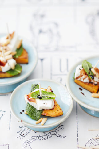 Kürbis mit Ziegenkäse Kürbis mit Ziegenkäse