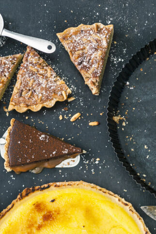 Tarte au chocolat et caramel salé - Schoko-Karamell-Tarte Tarte au chocolat et caramel salé - Schoko-Karamell-Tarte