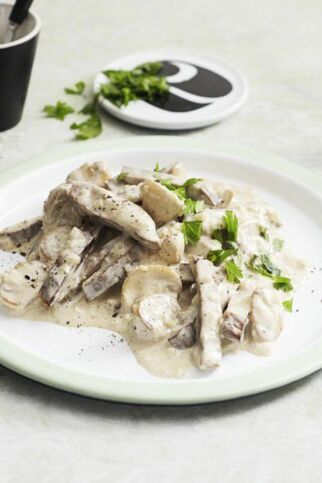 Seitan-Geschnetzeltes Seitan-Geschnetzeltes