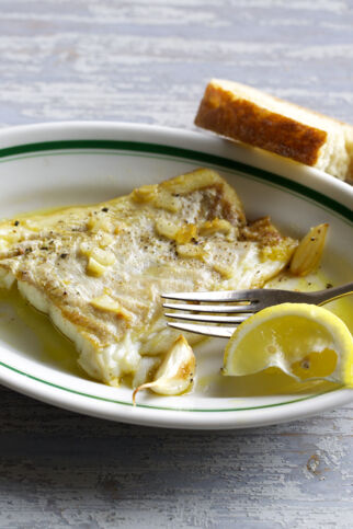 Fischfilets in Knoblauchöl Fischfilets in Knoblauchöl