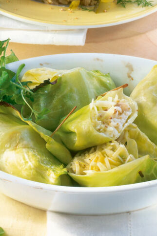 Kabeljaufilet auf Weißkohl Kabeljaufilet auf Weißkohl