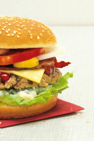 Hamburger vom Grill Hamburger vom Grill