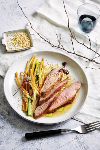 Entenbrust in Misomarinade Entenbrust in Misomarinade