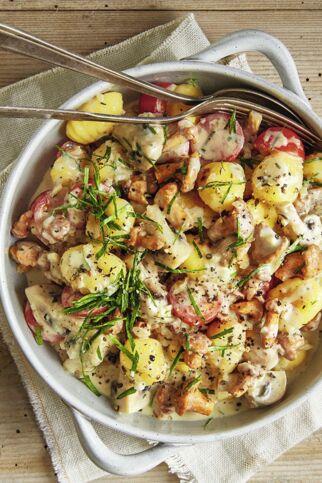 Gnocchi-Pfifferlings-Ragout Gnocchi-Pfifferlings-Ragout