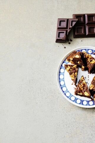 Nussecken-Brownies Nussecken-Brownies
