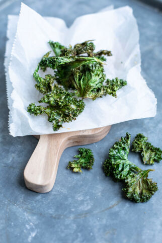 Grünkohlchips Grünkohlchips