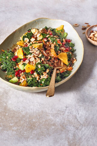 Gruenkohl-Dinkel-Salat Gruenkohl-Dinkel-Salat