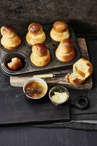 Mini-Brioches mit Miso Mini-Brioches mit Miso