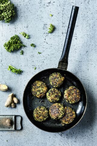 Grünkohl-Quinoa-Bratlinge Grünkohl-Quinoa-Bratlinge