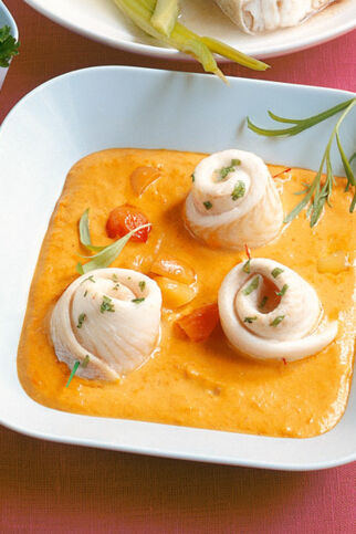 Schollenfilet in Paprikacreme Schollenfilet in Paprikacreme