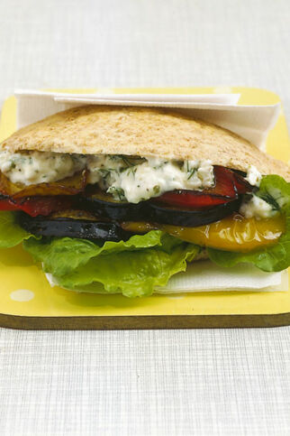 Pita mit Grillgemüse Pita mit Grillgemüse