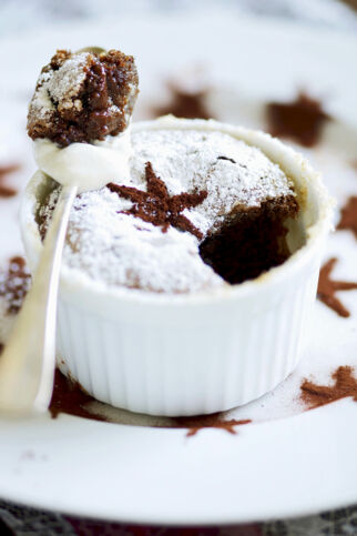 Warmes Pralinensoufflé Warmes Pralinensoufflé