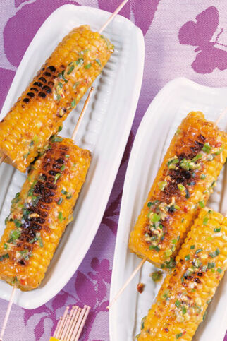 Maiskolben mit Asia-Butter Maiskolben mit Asia-Butter