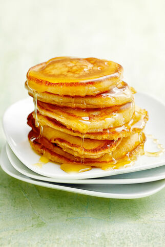 Pancakes mit Bananen Pancakes mit Bananen