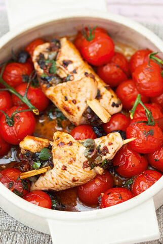 Mediterrane Putenröllchen Mediterrane Putenröllchen