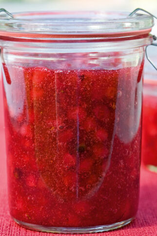 Preiselbeerkompott - kalt gerührt Preiselbeerkompott - kalt gerührt