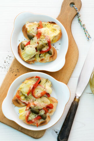 Käsesandwiches aus dem Ofen Käsesandwiches aus dem Ofen