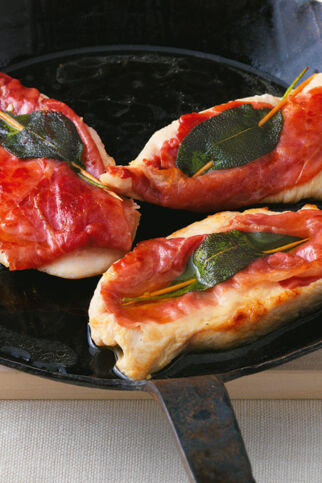 Hähnchen-Saltimbocca Hähnchen-Saltimbocca