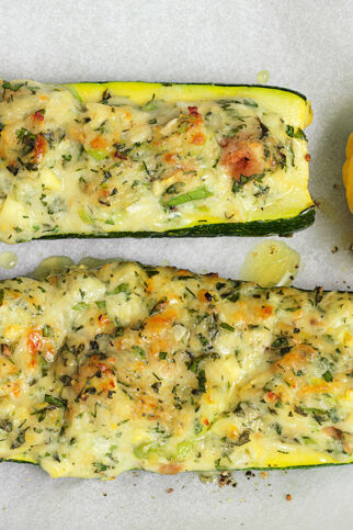 Gefüllte Zucchini Gefüllte Zucchini