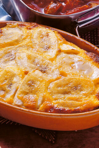 Hackauflauf mit Bananen Hackauflauf mit Bananen