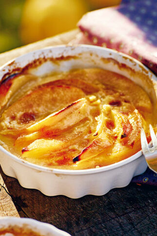 Quittengratin mit Ingwer Quittengratin mit Ingwer