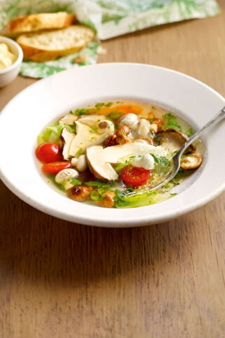 Tellersülze mit Pilzen Tellersülze mit Pilzen