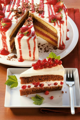 Panna-Cotta-Torte Panna-Cotta-Torte