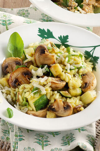 Pilz-Zucchini-Risotto Pilz-Zucchini-Risotto