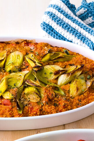 Hirseauflauf mit Erdnüssen Hirseauflauf mit Erdnüssen