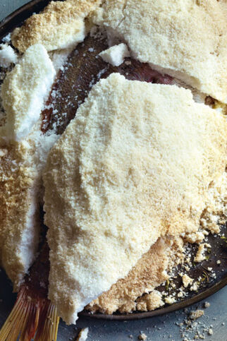 Dorade in der Salzkruste Dorade in der Salzkruste