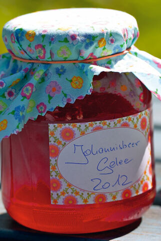 Rotes Johannisbeergelee Rotes Johannisbeergelee