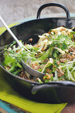 Winterrettich mit Hackfleisch Winterrettich mit Hackfleisch