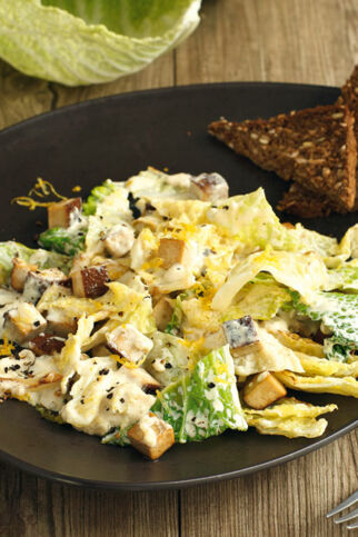 Rahmwirsing mit Räuchertofu Rahmwirsing mit Räuchertofu