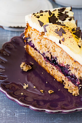 Walnuss-Holundertorte Walnuss-Holundertorte