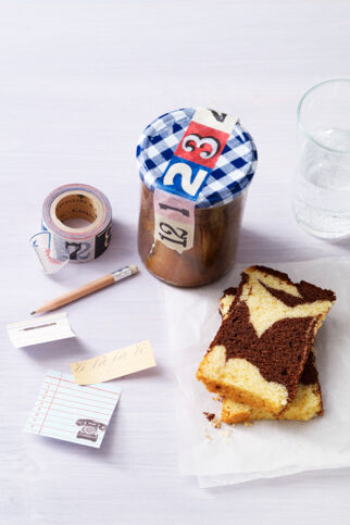 Marmorkuchen im Glas Marmorkuchen im Glas