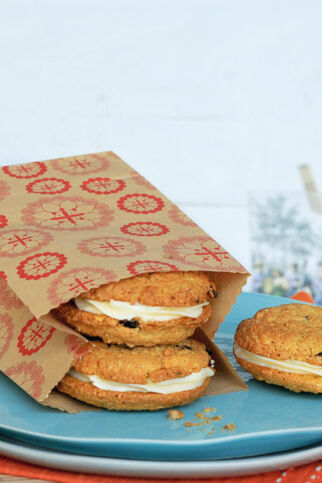 Haferkekse mit Kirschen Haferkekse mit Kirschen