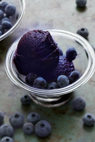 Heidelbeersorbet Heidelbeersorbet