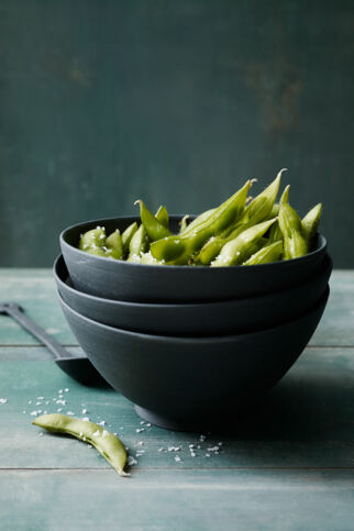 Edamame mit Meersalz Edamame mit Meersalz
