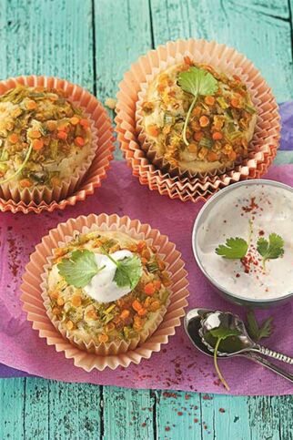 Curry-Linsen-Muffins Curry-Linsen-Muffins