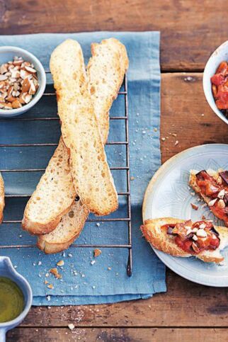 Auberginen-Bruschetta Auberginen-Bruschetta