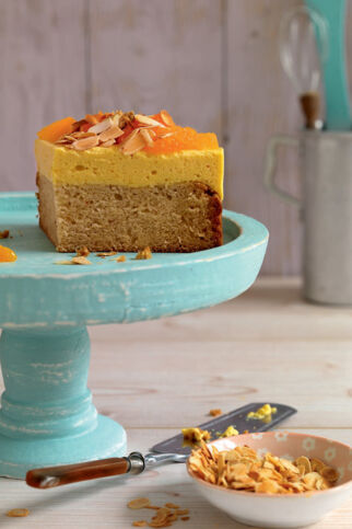 Mango-Orangen-Torte im Kleinformat Mango-Orangen-Torte im Kleinformat