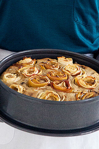 Apfelrosenkuchen Apfelrosenkuchen