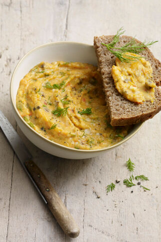 Linsenaufstrich mit Champignons Linsenaufstrich mit Champignons