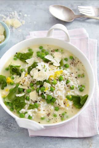 Erbsen-Zitronen-Risotto Erbsen-Zitronen-Risotto