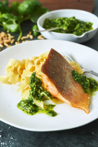Saibling mit Pesto Saibling mit Pesto